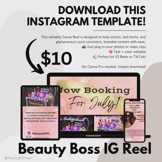 Boss Beauty IG Reel Template